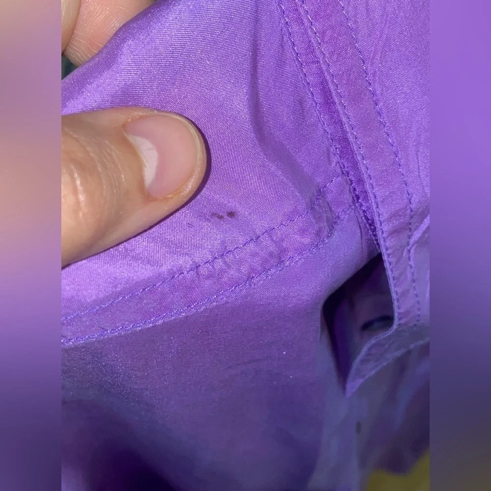 Purple Button Down Shirt - Picture 4 of 7